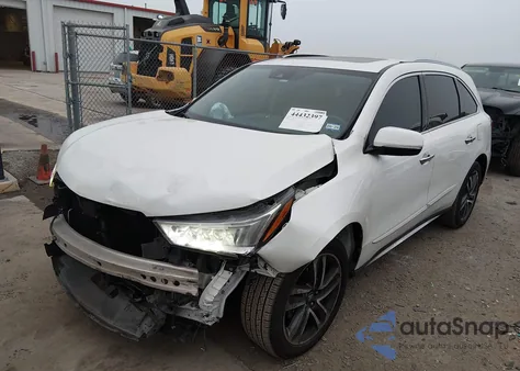 2018 Acura Mdx Advance Package z USA, uszkodzony, nr VIN 5J8YD3H81JL005261